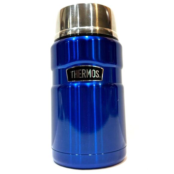 THERMOS 24oz Stainless King Food Jar Royal Blue SK3020 - Picture 1 of 9